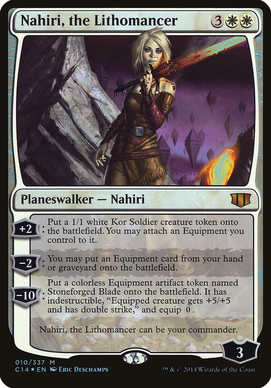 Nahiri, the Lithomancer (Commander 2014 Oversized #10)