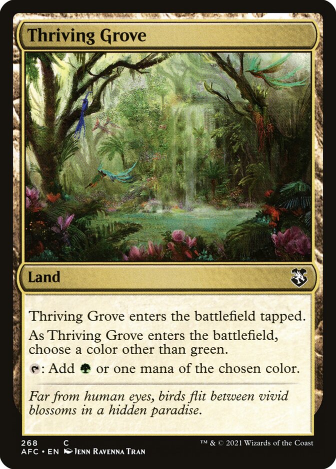 Thriving Grove (Forgotten Realms Commander #268)