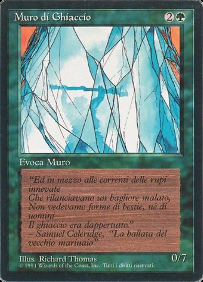 Wall of Ice (Foreign Black Border #225)