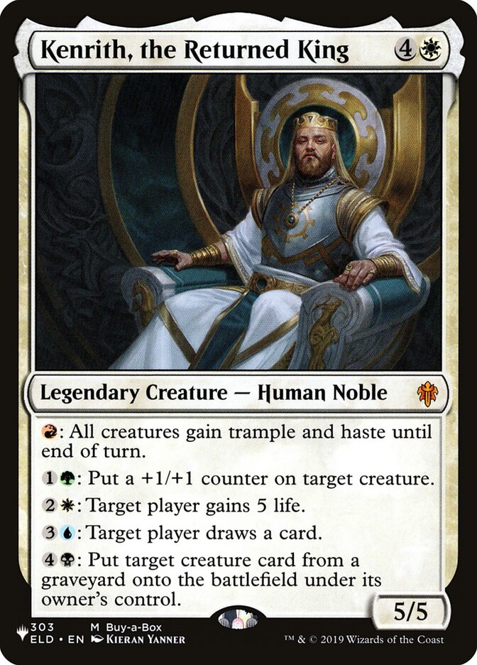 Kenrith, the Returned King (The List #ELD-303)