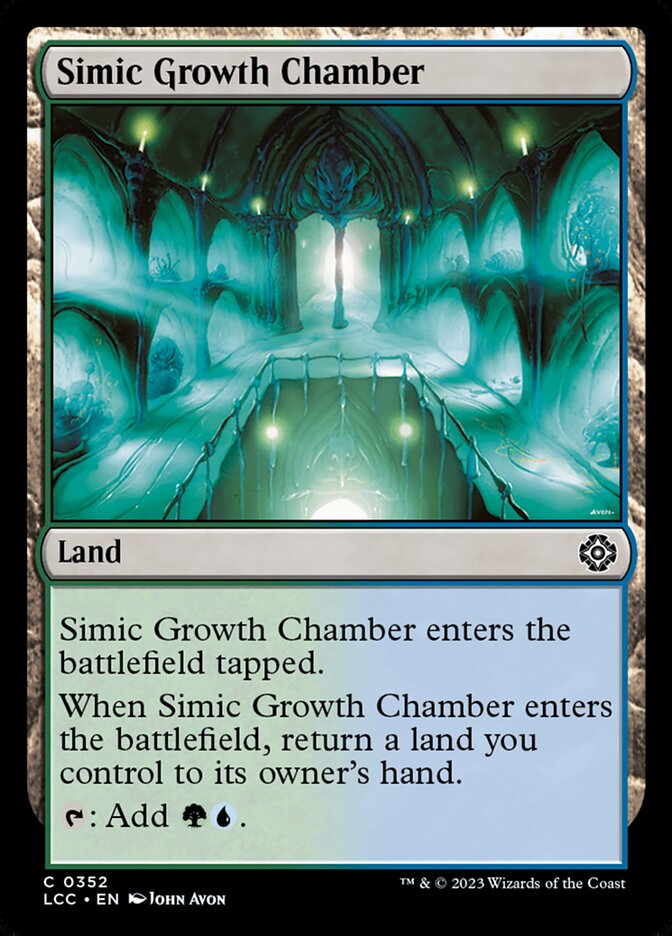 Simic Growth Chamber (The Lost Caverns of Ixalan Commander #352)