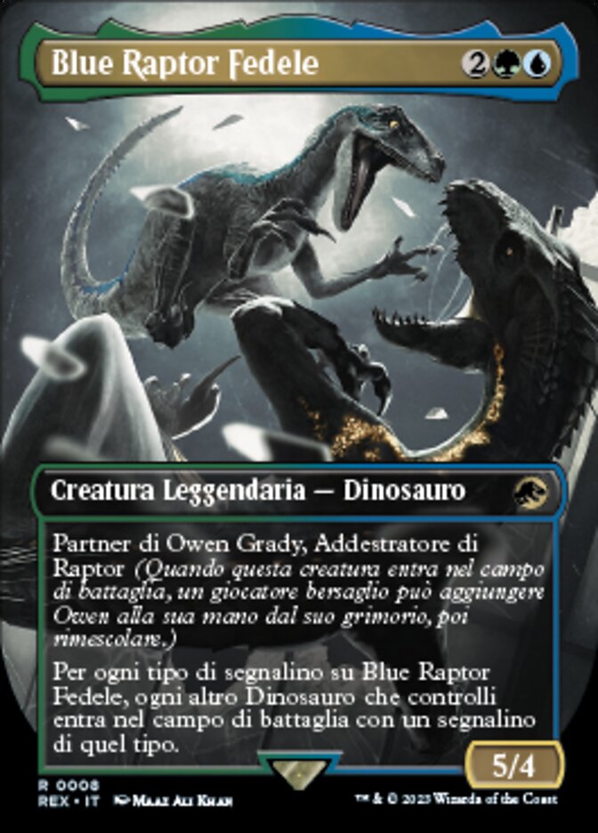 Blue, Loyal Raptor (Jurassic World Collection #8)