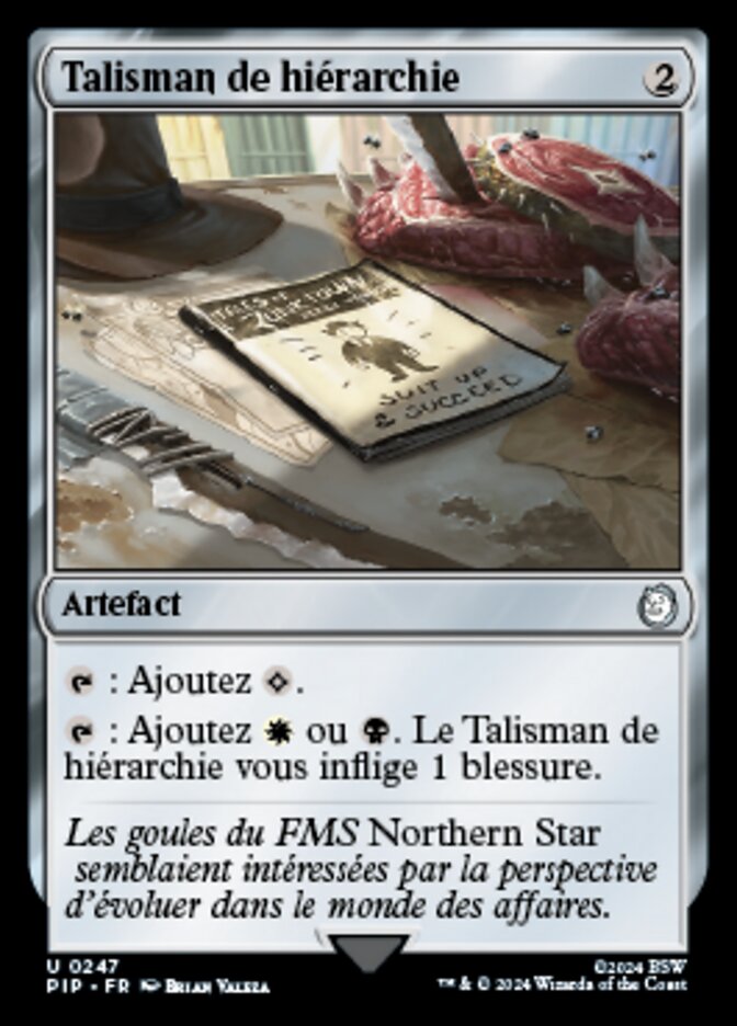 Talisman de hiérarchie