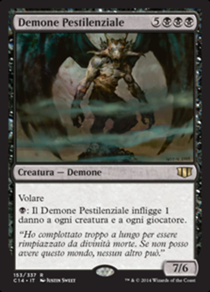 Pestilence Demon (Commander 2014 #153)