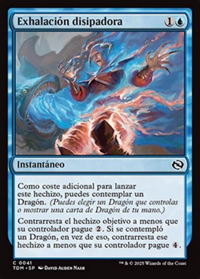 Exhalación disipadora