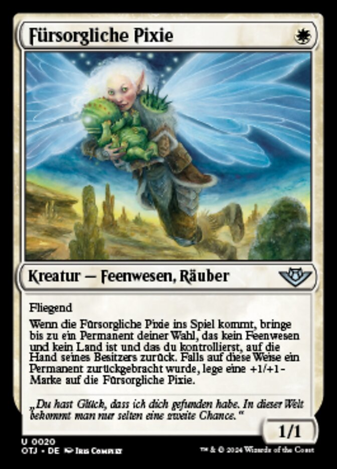 Fürsorgliche Pixie