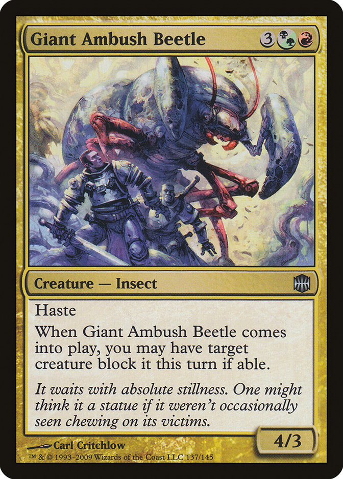 Giant Ambush Beetle (Alara Reborn #137)