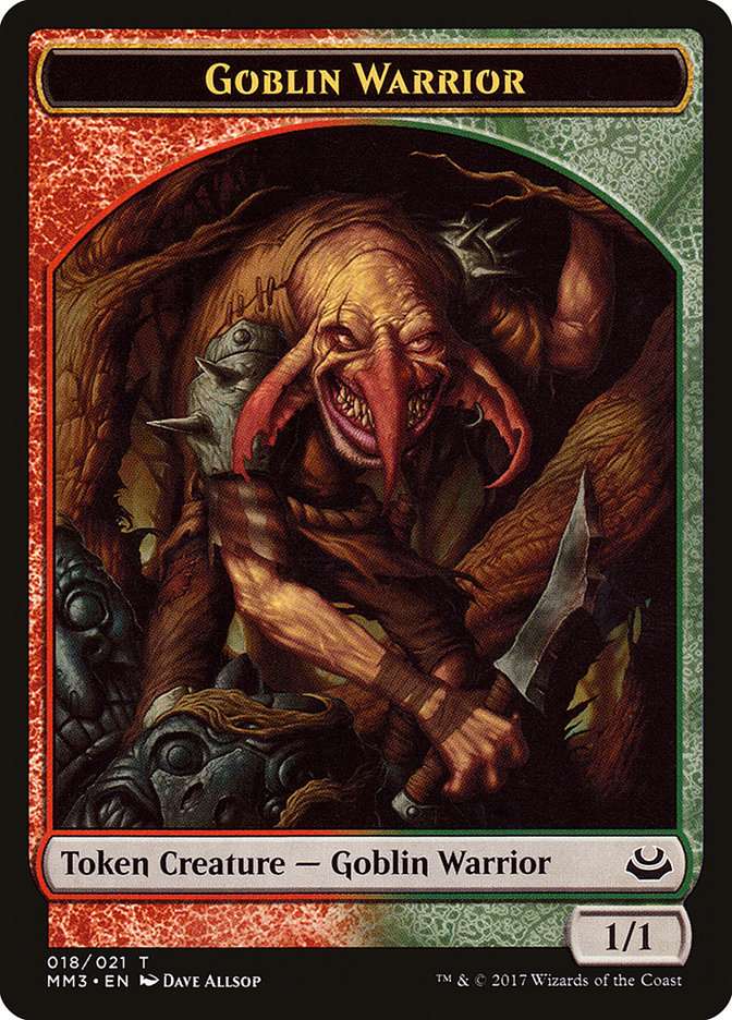 Goblin Warrior (Modern Masters 2017 Tokens #18)