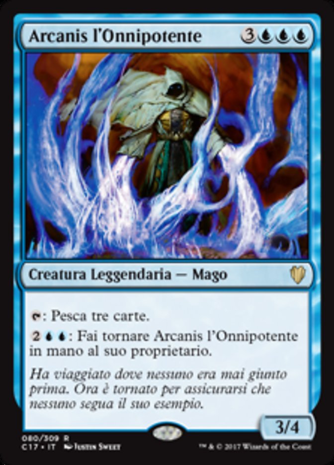 Arcanis the Omnipotent (Commander 2017 #80)