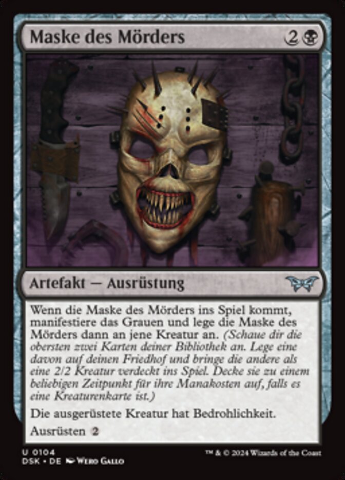 Maske des Mörders