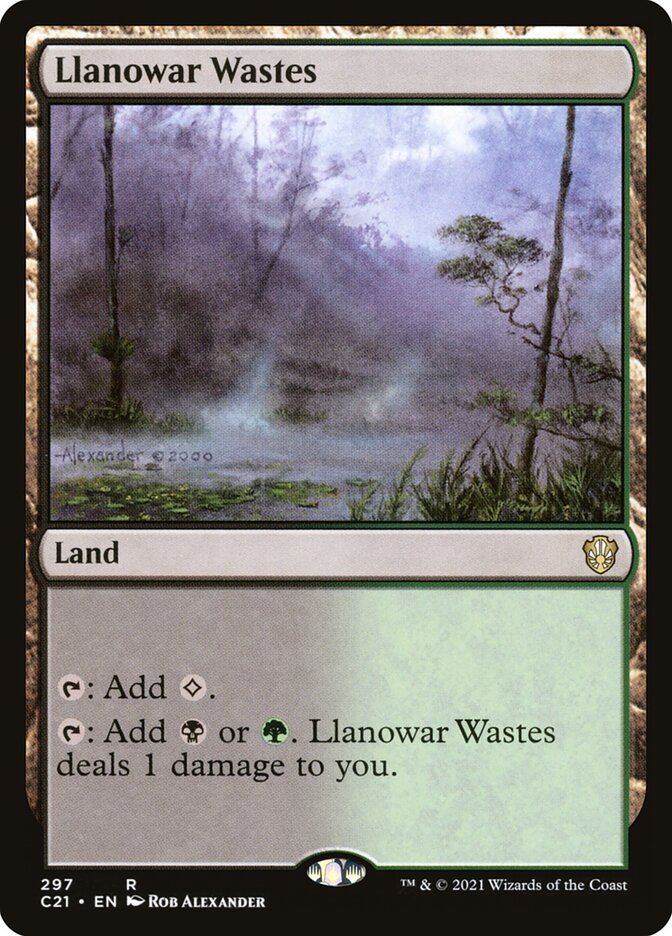 Llanowar Wastes (Commander 2021 #297)