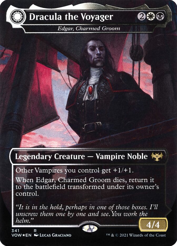 Edgar, Charmed Groom // Edgar Markov's Coffin (Innistrad: Crimson Vow #341)