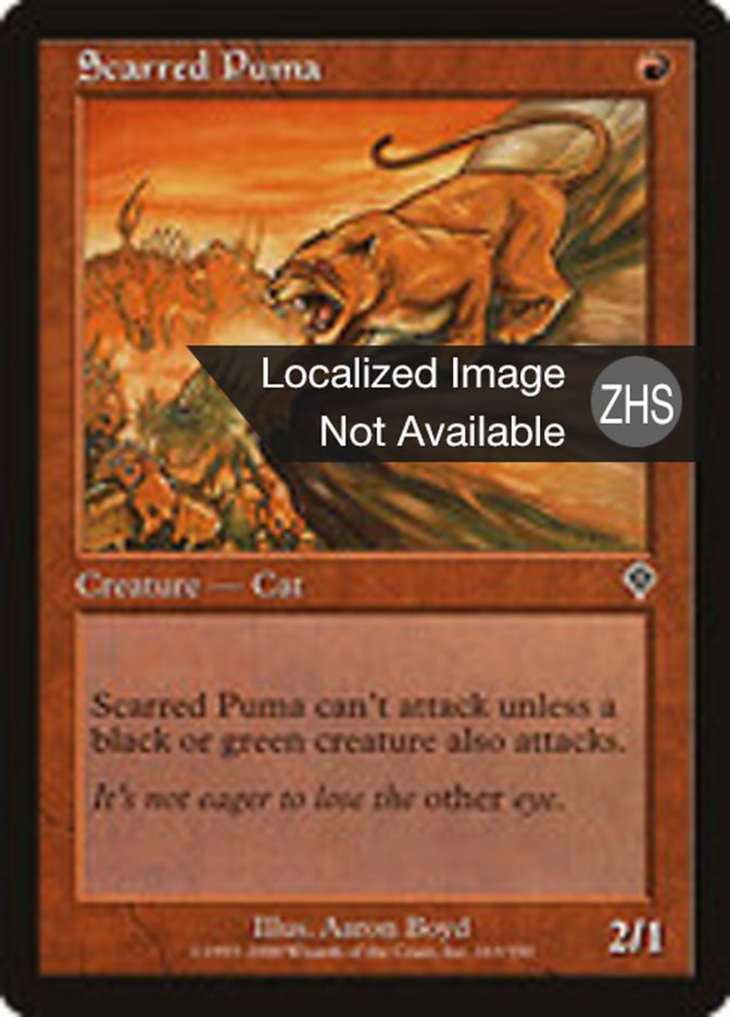 Scarred Puma (Invasion #163)