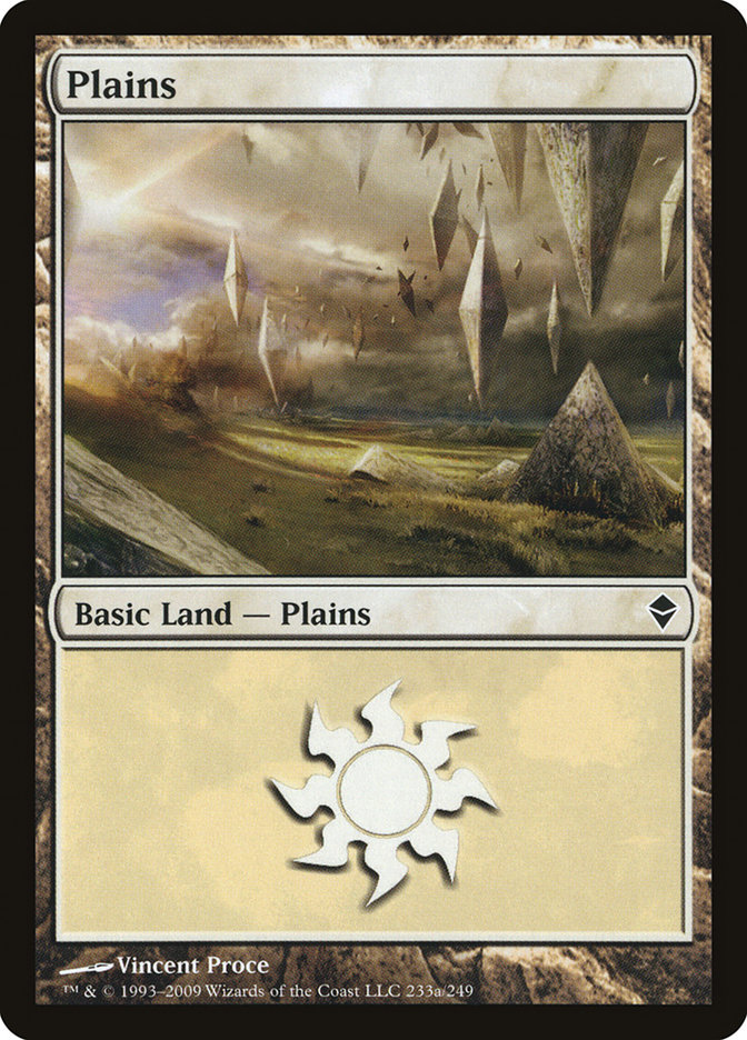 Plains (Zendikar #233a)