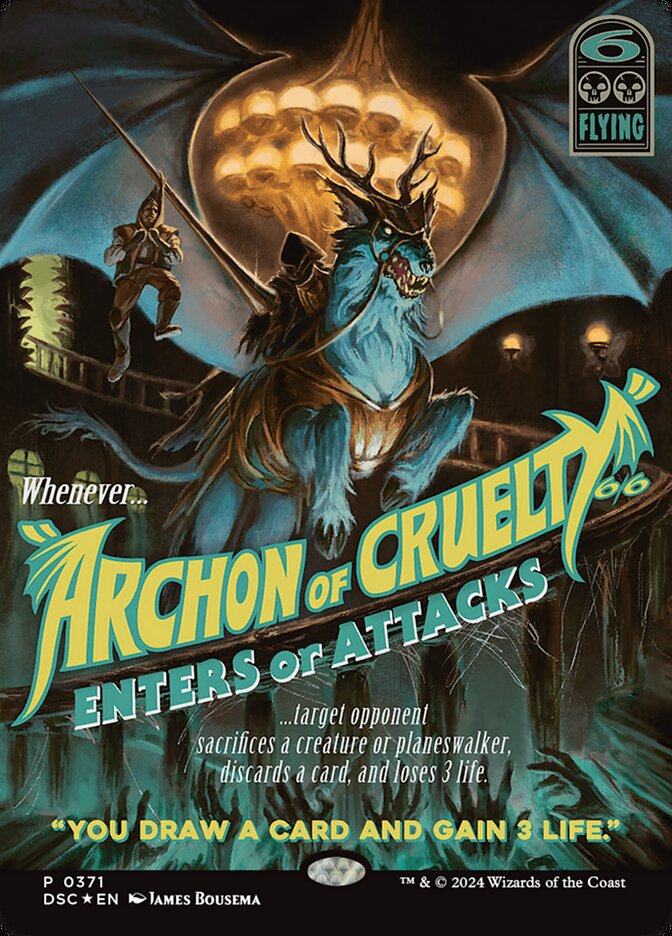 Archon of Cruelty (Duskmourn: House of Horror Commander #371)