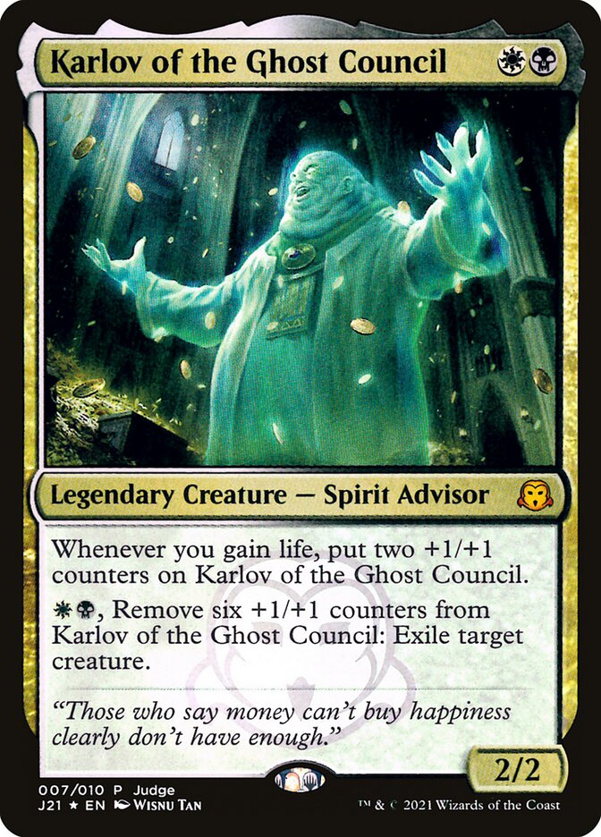 Karlov of the Ghost Council (Judge Gift Cards 2021 #7)