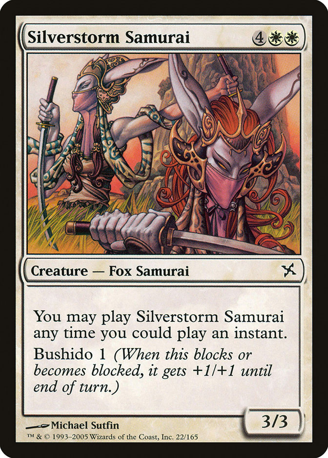 Silverstorm Samurai (Betrayers of Kamigawa #22)