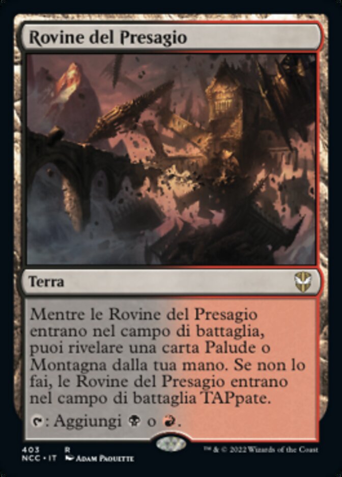 Foreboding Ruins (New Capenna Commander #403)