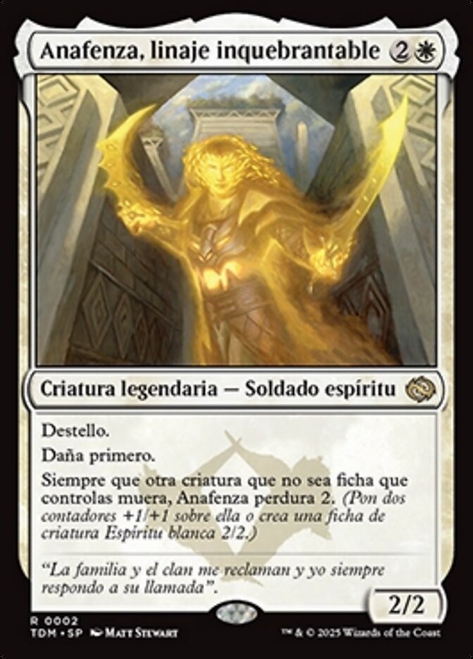 Anafenza, linaje inquebrantable