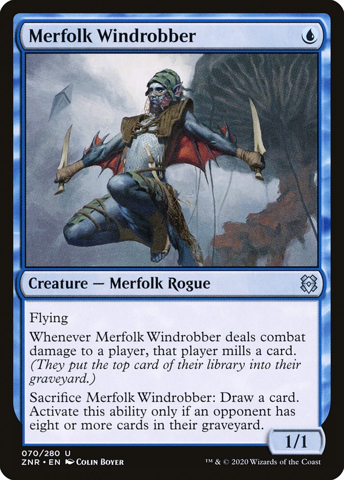 Merfolk Windrobber (Zendikar Rising #70)
