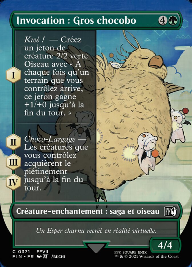 Invocation : Gros chocobo