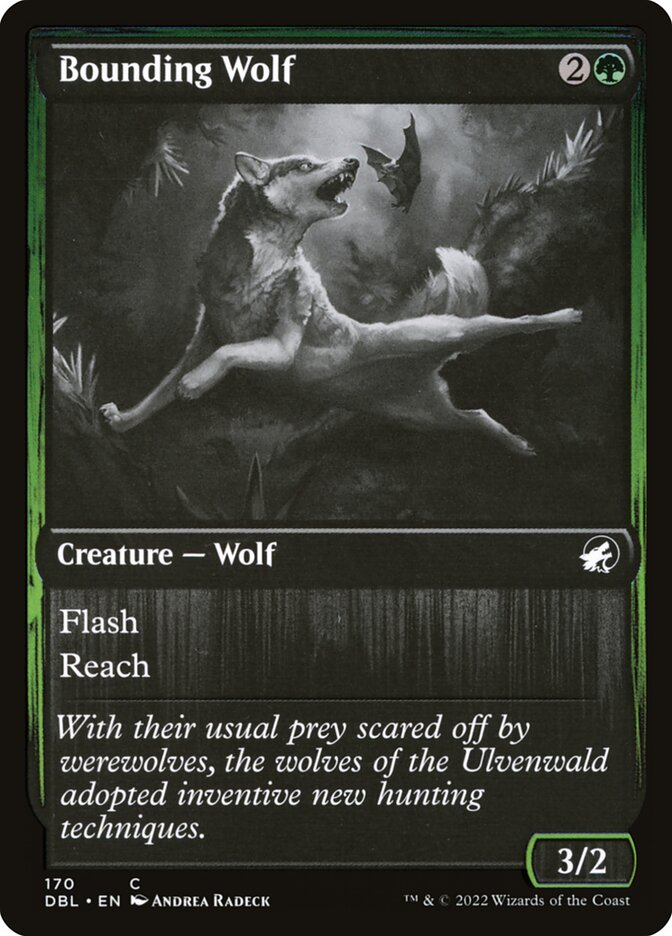 Bounding Wolf (Innistrad: Double Feature #170)