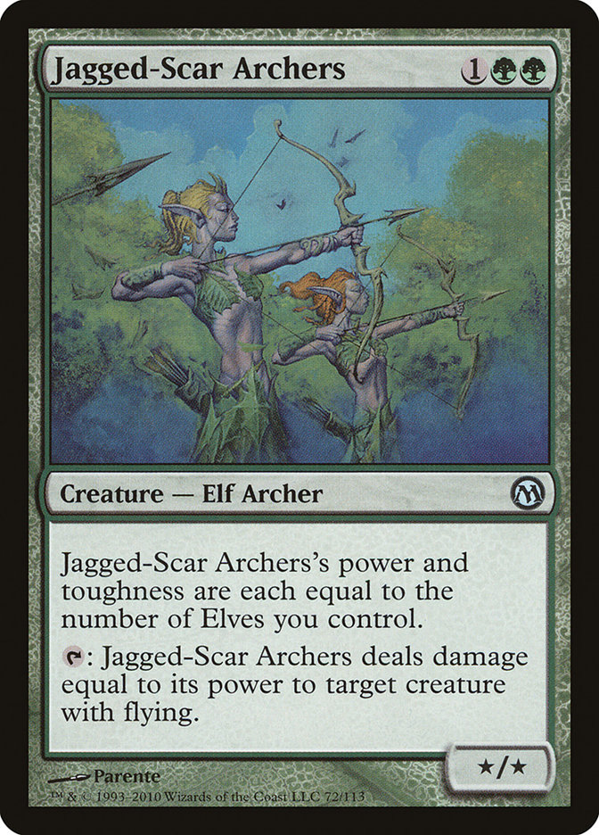 Jagged-Scar Archers (Duels of the Planeswalkers #72)