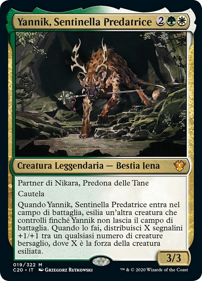 Yannik, Scavenging Sentinel (Commander 2020 #19)