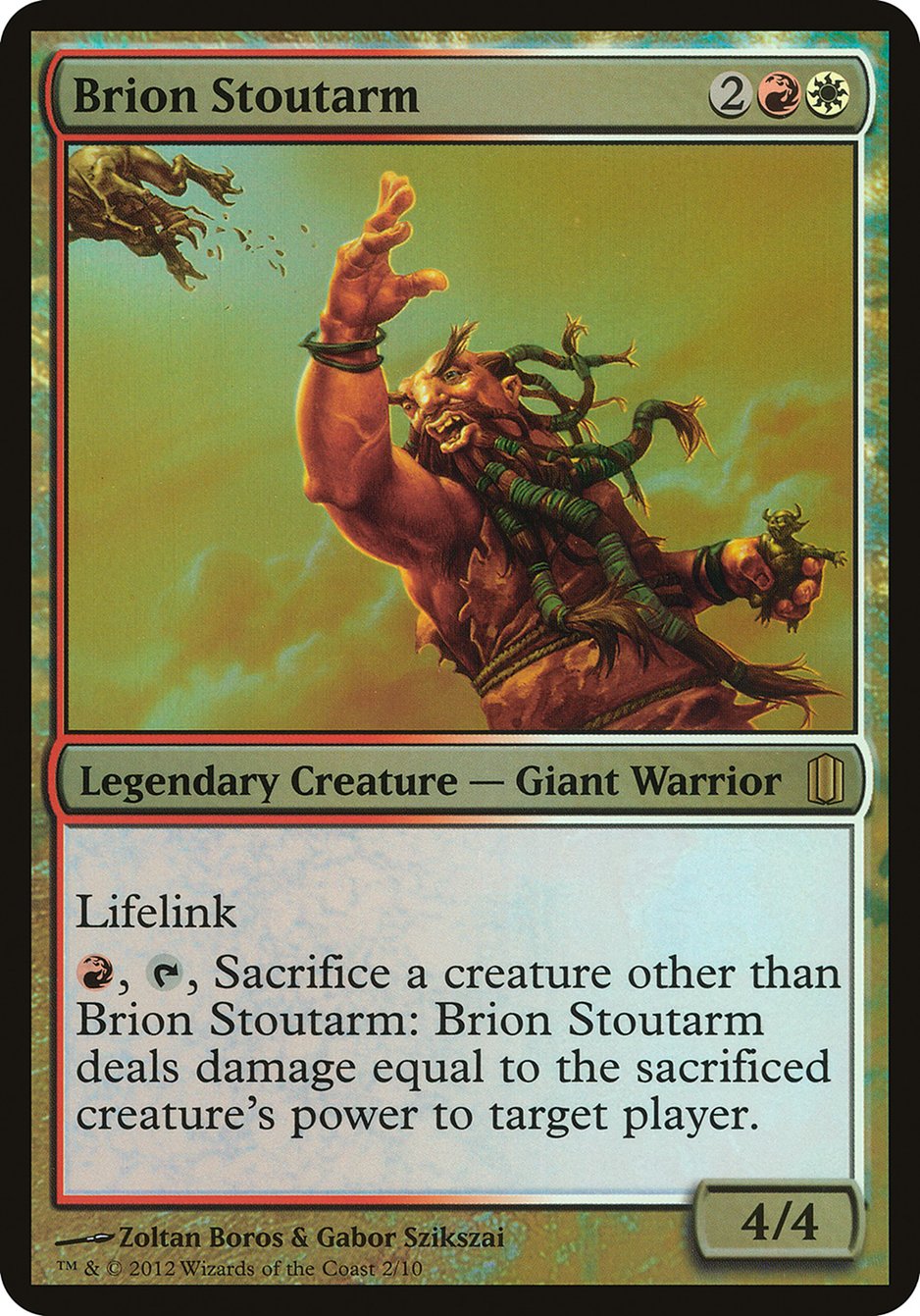 Brion Stoutarm (Commander's Arsenal Oversized #2)