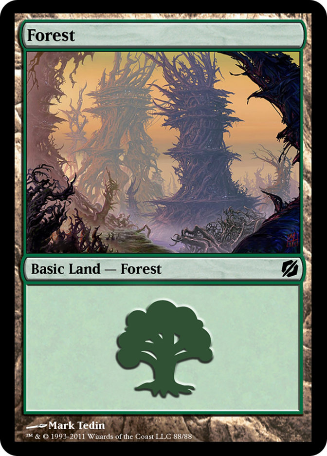 Forest (Duel Decks: Mirrodin Pure vs. New Phyrexia #88)