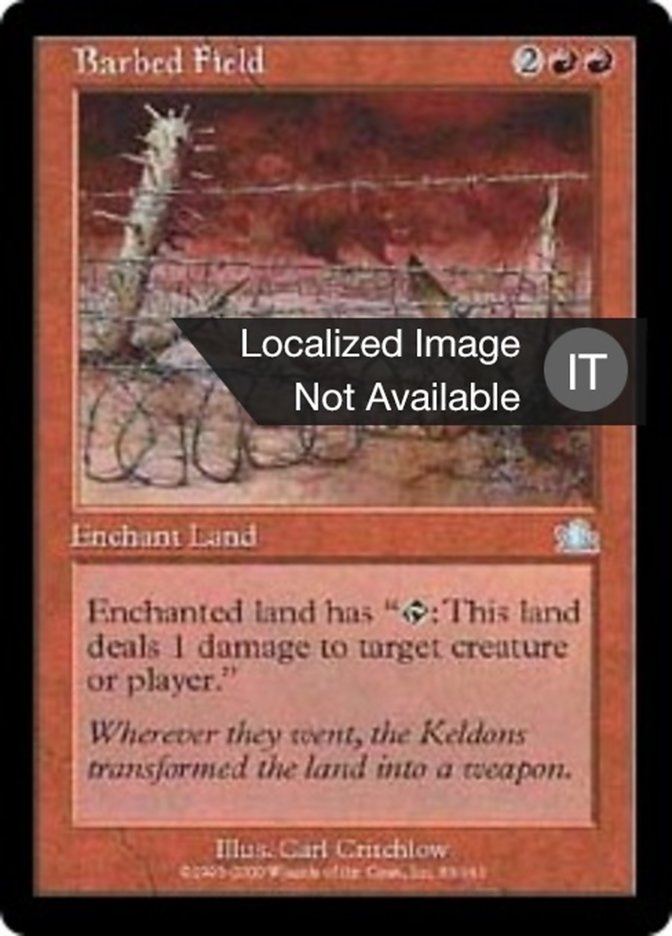 Barbed Field (Prophecy #83)