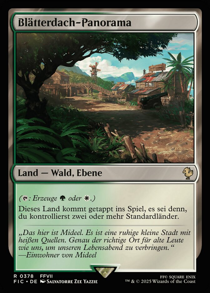 Blätterdach-Panorama