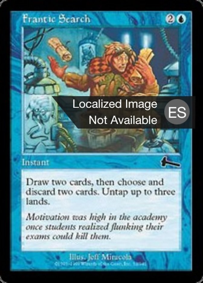 Frantic Search (Urza's Legacy #32)