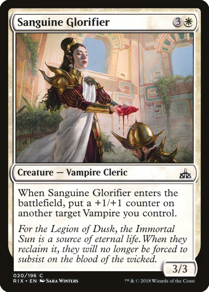 Sanguine Glorifier (Rivals of Ixalan #20)