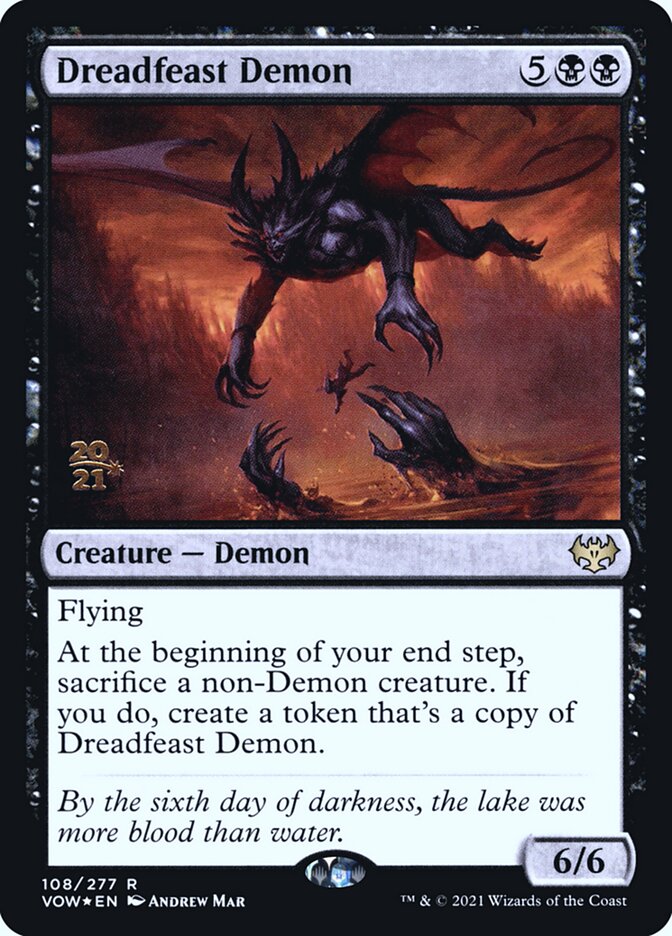 Dreadfeast Demon · Innistrad: Crimson Vow (VOW) #108 · Scryfall Magic ...