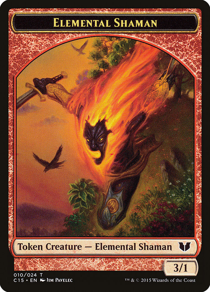 Elemental Shaman (Commander 2015 Tokens #10)