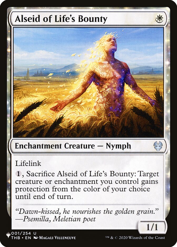 Alseid of Life's Bounty (The List #THB-1)