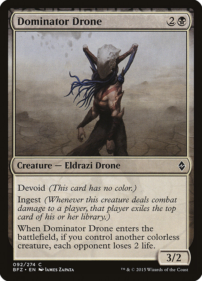 Dominator Drone (Battle for Zendikar #92)