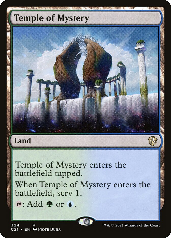 Temple of Mystery (Commander 2021 #324)