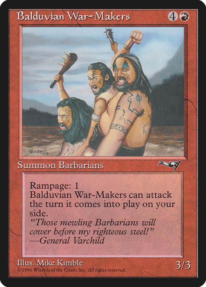Balduvian War-Makers · Alliances (ALL) #66a · Scryfall Magic The Gathering  Search