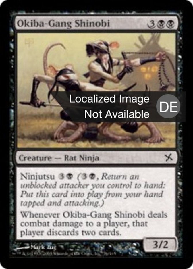 Okiba-Gang Shinobi (Betrayers of Kamigawa #76)