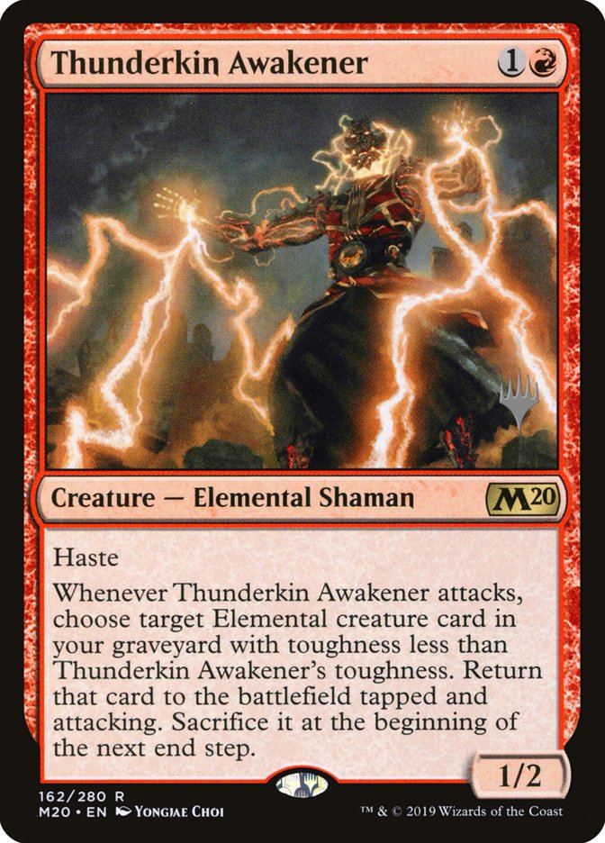 Thunderkin Awakener (Core Set 2020 Promos #162p)
