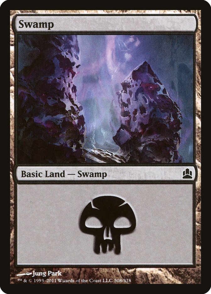 Swamp (Commander 2011 #308)