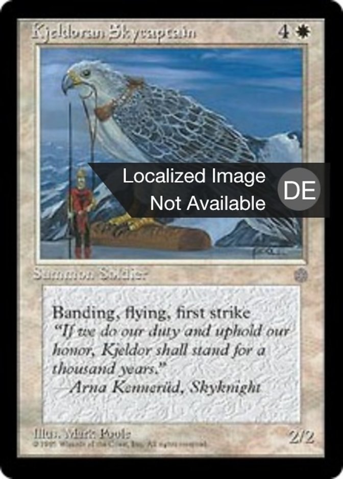 Kjeldoran Skycaptain (Ice Age #39)
