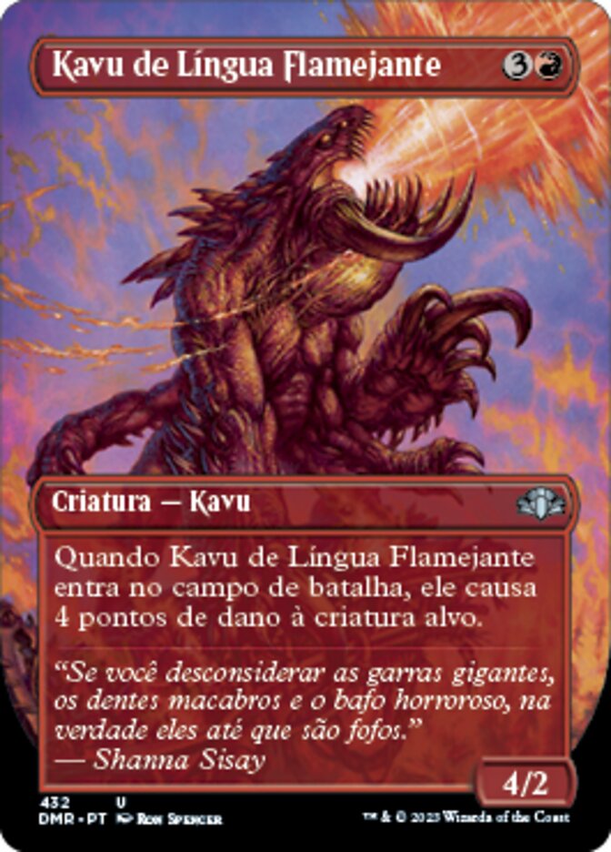 Flametongue Kavu (Dominaria Remastered #432)