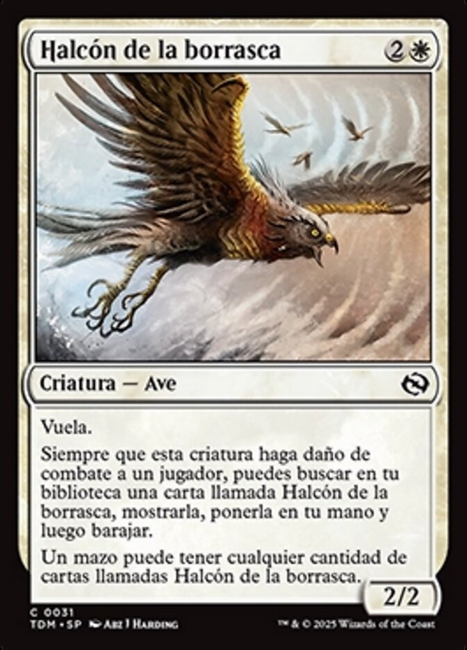 Halcón de la borrasca
