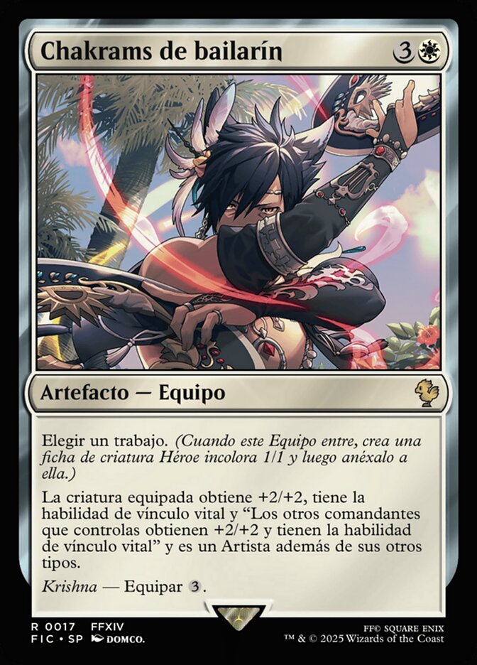 Chakrams de bailarín