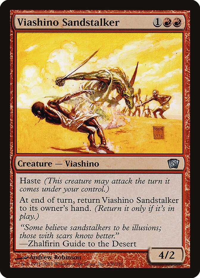 Viashino Sandstalker (Eighth Edition #230★)