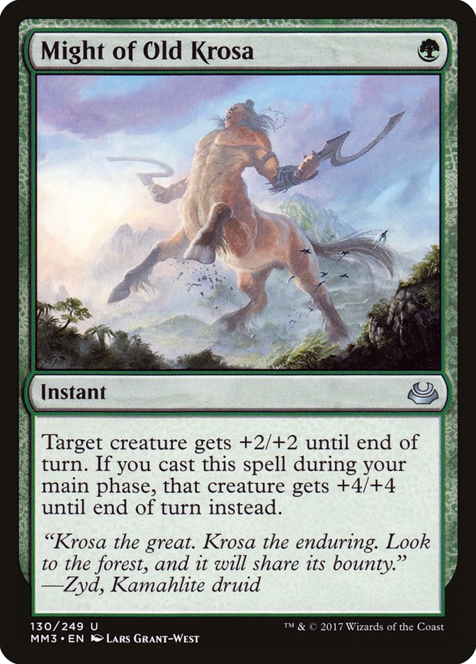 Might of Old Krosa (Modern Masters 2017 #130)