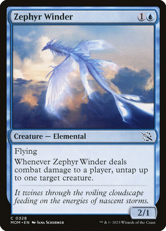 Zephyr Winder · March of the Machine (MOM) #328 · Scryfall Magic